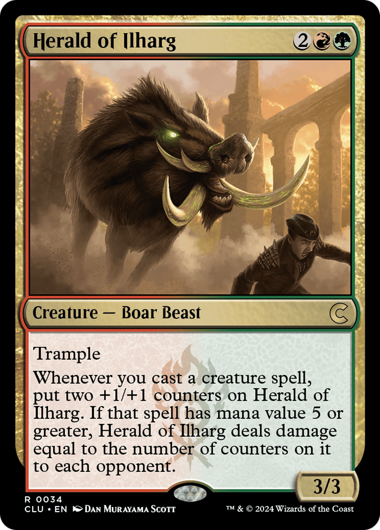 Herald of Ilharg [Ravnica: Clue Edition]-1