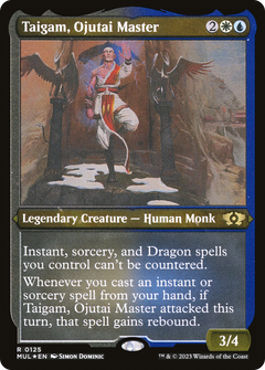 Taigam, Ojutai Master (Foil Etched) (MUL-125) - Multiverse Legends Foil-1