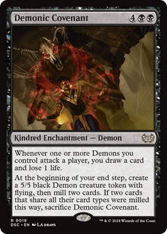 Demonic Covenant [Duskmourn: House of Horror Commander]-1