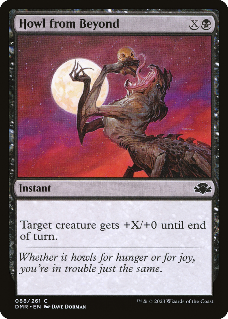 Howl from Beyond [Dominaria Remastered]-1