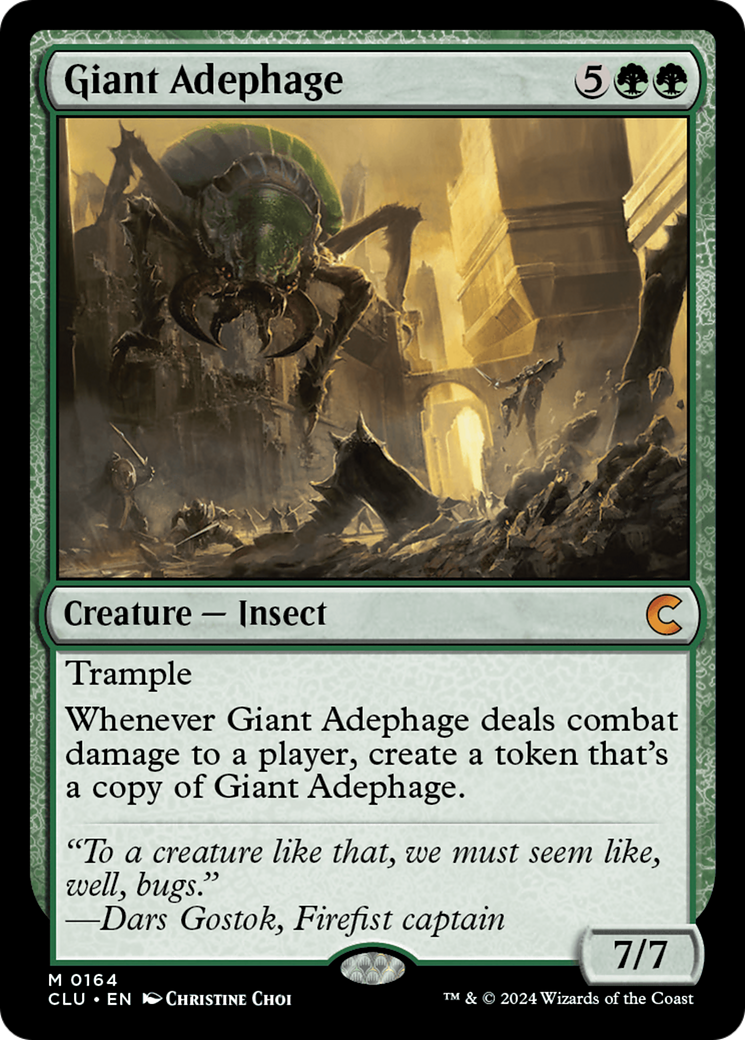 Giant Adephage [Ravnica: Clue Edition]-1