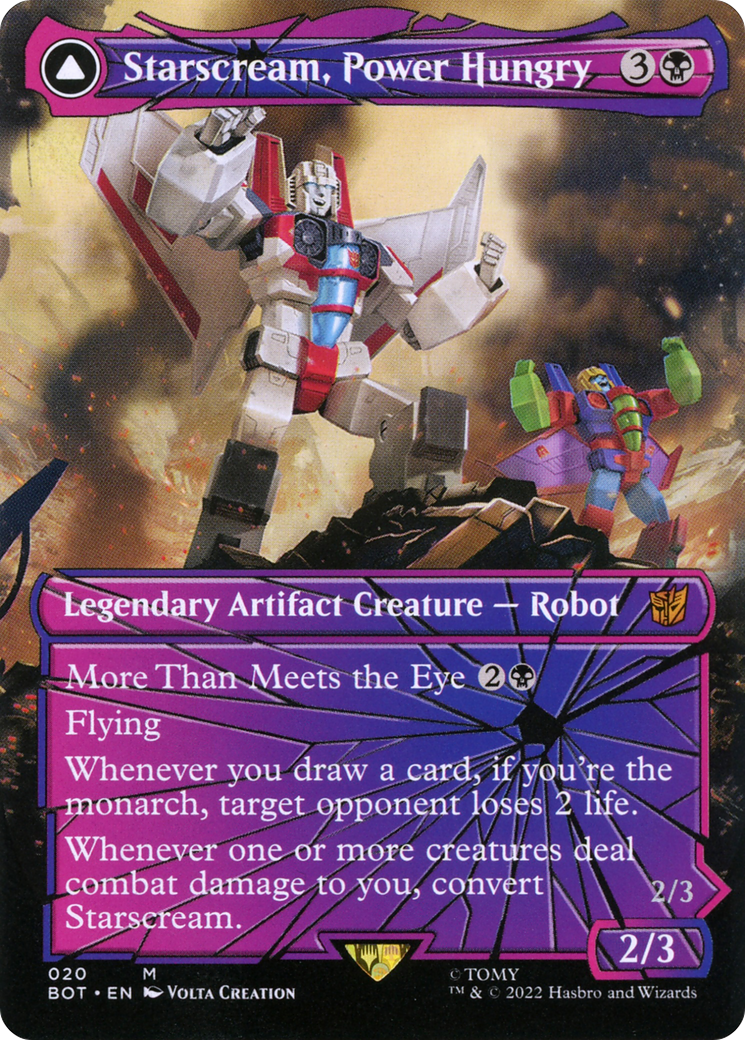 Starscream, Power Hungry // Starscream, Seeker Leader (Shattered Glass) [Transformers]-3