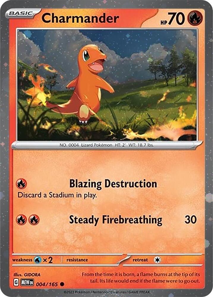 Charmander (004) (Cosmos Holo) [Scarlet & Violet: Black Star Promos]-1