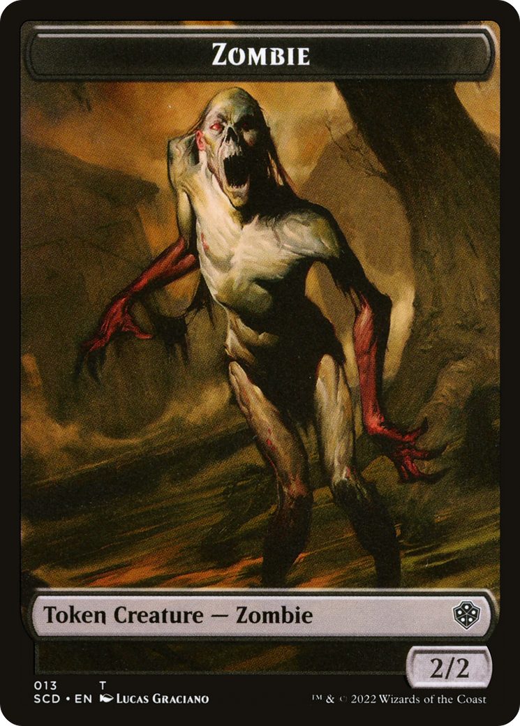 Zombie (TSCD-013) - Starter Commander Deck Tokens-1