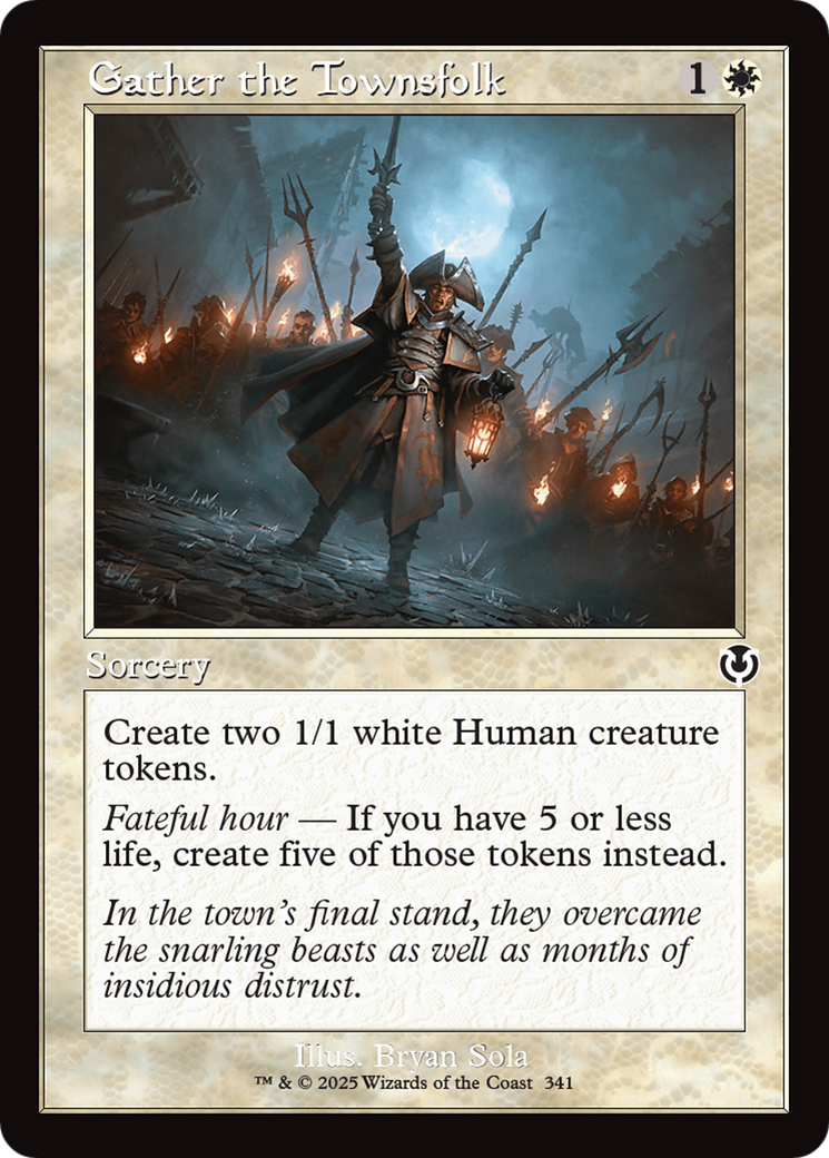 Gather the Townsfolk (Retro Frame) [Innistrad Remastered]-1