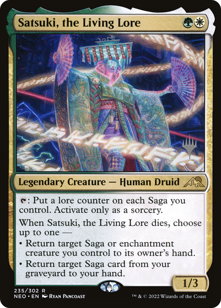 Satsuki, the Living Lore (Promo Pack) [Kamigawa: Neon Dynasty Promos]-1