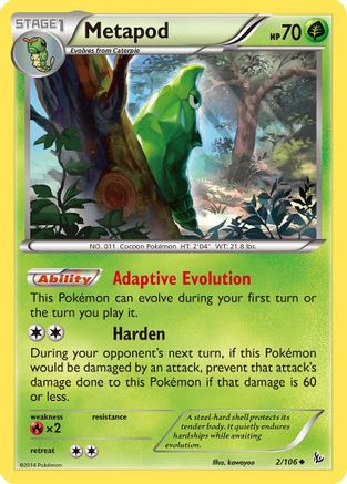 Metapod (2/106) [XY: Flashfire]-1