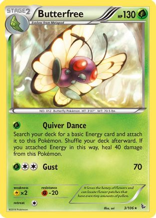 Butterfree (3/106) [XY: Flashfire]-1
