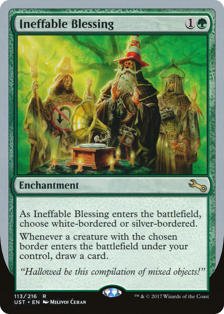 Ineffable Blessing ("choose white-bordered or silver-bordered") [Unstable]-1