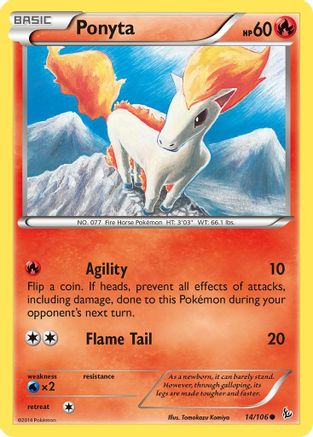 Ponyta (14/106) [XY: Flashfire]-1