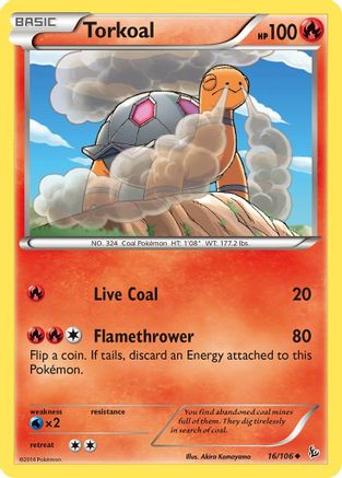 Torkoal (16/106) [XY: Flashfire]-1