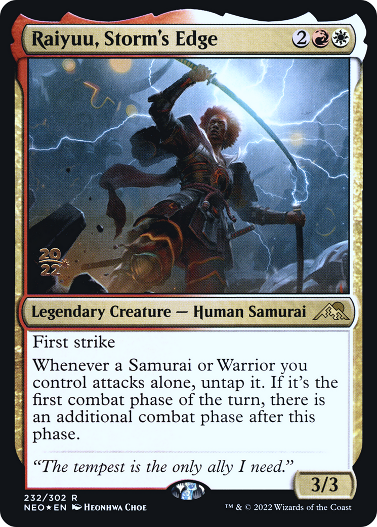 Raiyuu, Storm's Edge [Kamigawa: Neon Dynasty Prerelease Promos]-1