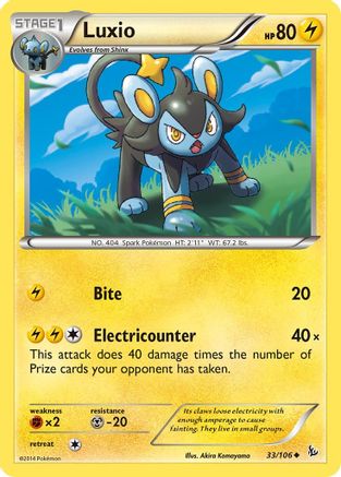 Luxio (33/106) [XY: Flashfire]-1