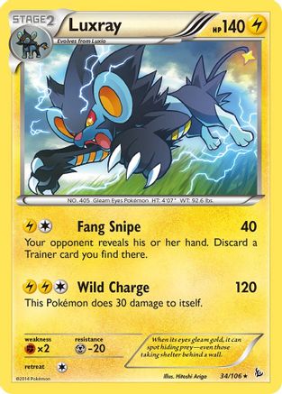 Luxray (34/106) [XY: Flashfire]-1