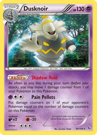 Dusknoir (40/106) [XY: Flashfire]-1