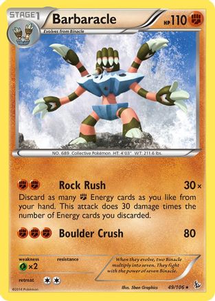 Barbaracle (49/106) [XY: Flashfire]-1