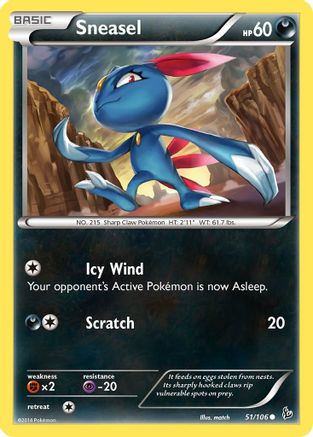Sneasel (51/106) [XY: Flashfire]-1