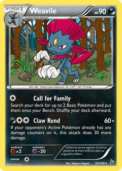 Weavile (52/106) [XY: Flashfire]-1