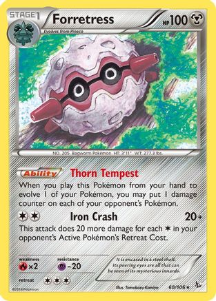 Forretress (60/106) [XY: Flashfire]-1