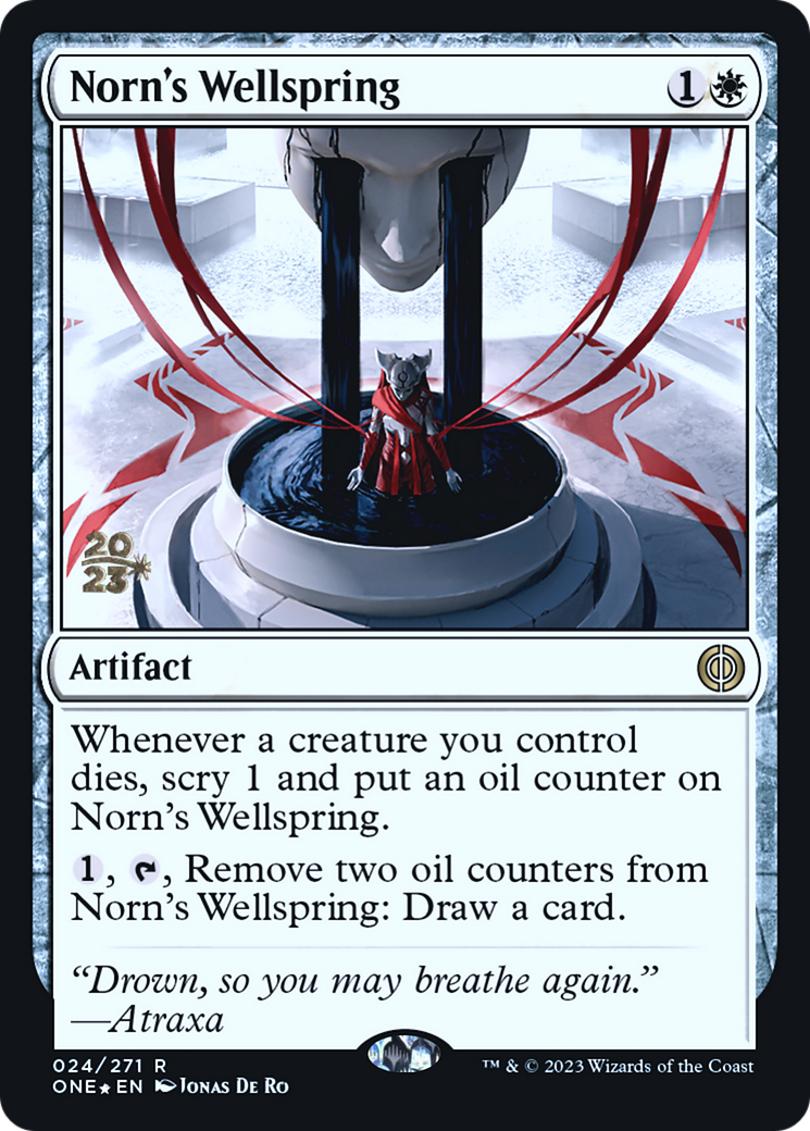 Norn's Wellspring [Phyrexia: All Will Be One Prerelease Promos]-1