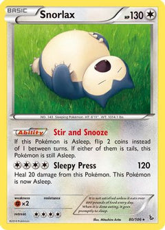 Snorlax (80/106) [XY: Flashfire]-1
