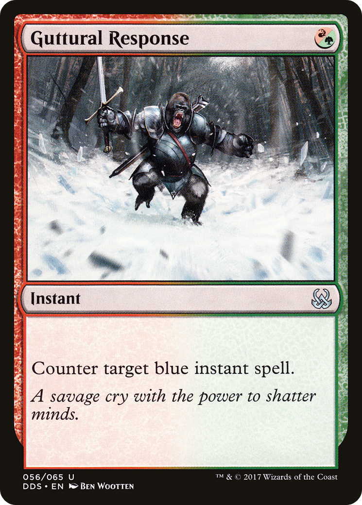 Guttural Response [Duel Decks: Mind vs. Might]-1