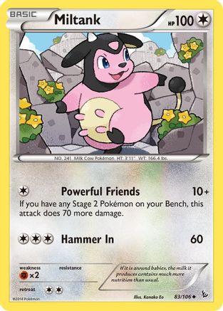 Miltank (83/106) [XY: Flashfire]-1