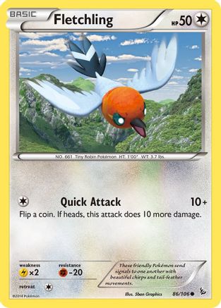 Fletchling (86/106) [XY: Flashfire]-1