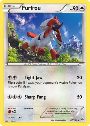 Furfrou (87/106) [XY: Flashfire]-1