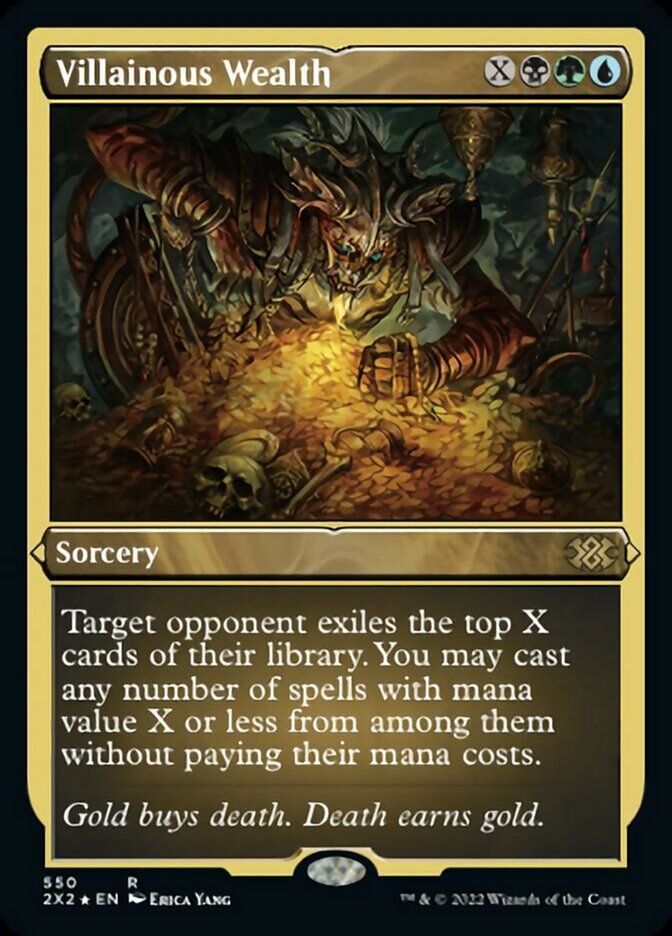Villainous Wealth (Foil Etched) [Double Masters 2022]-1