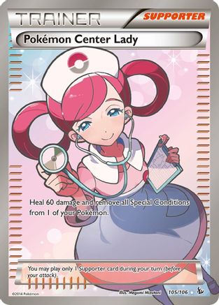 Pokemon Center Lady (105/106) [XY: Flashfire]-1