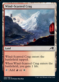 Wind-Scarred Crag [Kamigawa: Neon Dynasty]-1