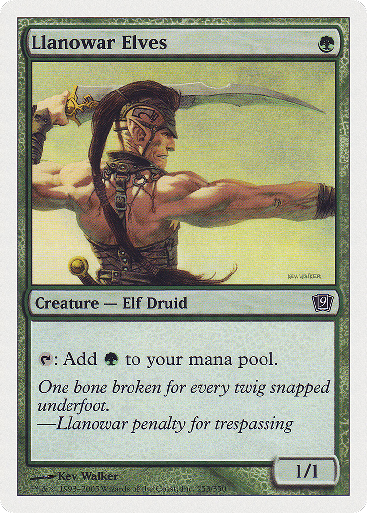 Llanowar Elves [Ninth Edition]-1