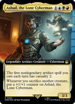 Ashad, the Lone Cyberman (Extended Art) (Surge Foil) [Doctor Who]-1