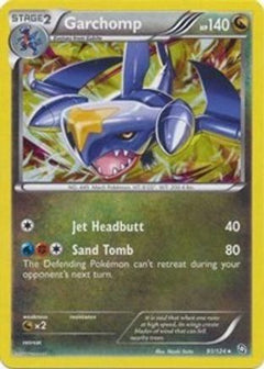 Garchomp (91/124) (Cracked Ice Holo) (Theme Deck Exclusive) [Black & White: Dragons Exalted]-1