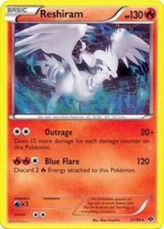 Reshiram (21/99) (Theme Deck Exclusive) [Black & White: Next Destinies]-1