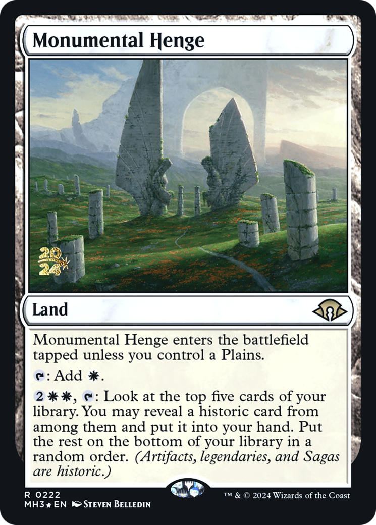 Monumental Henge [Modern Horizons 3 Prerelease Promos]-1