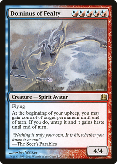 Dominus of Fealty [Commander 2011]-1