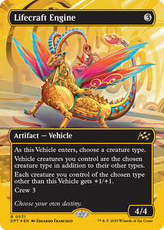 Lifecraft Engine (Borderless) (First-Place Foil) [Aetherdrift]-1