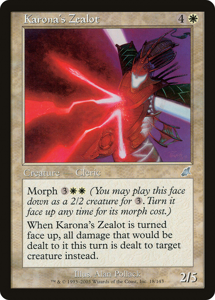 Karona's Zealot [Scourge]-1