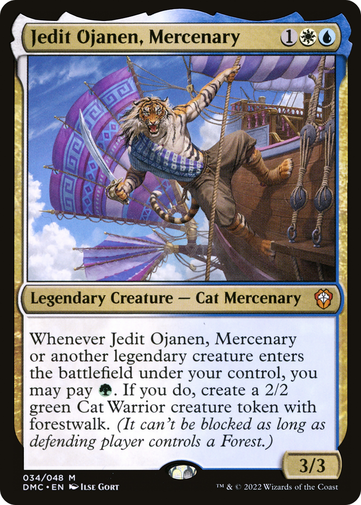 Jedit Ojanen, Mercenary [Dominaria United Commander]-1