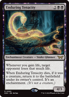 Enduring Tenacity (Promo Pack) [Duskmourn: House of Horror Promos]-1
