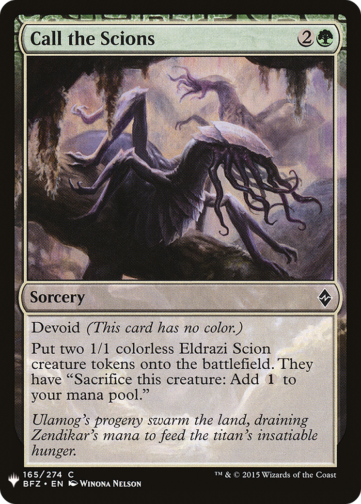 Call the Scions [Mystery Booster]-1