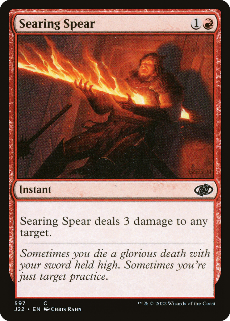 Searing Spear [Jumpstart 2022]-1