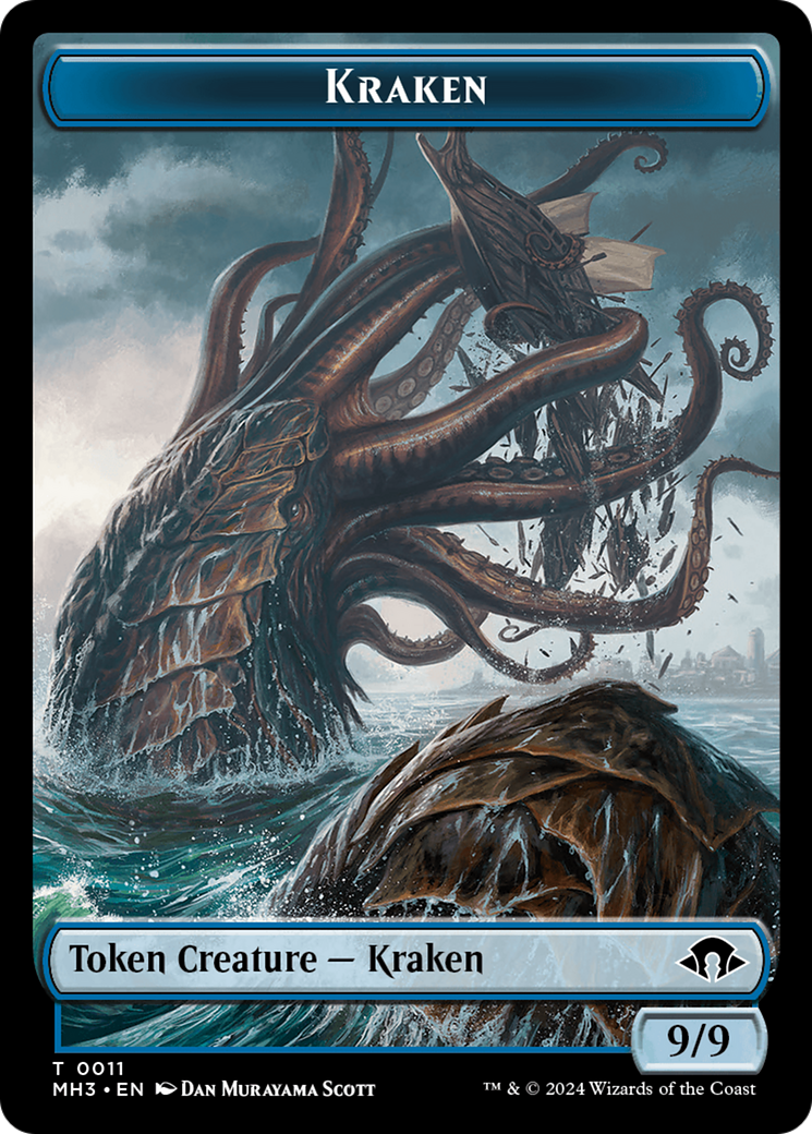 Kraken (TMH3-011) - Modern Horizons 3 Tokens Foil-1