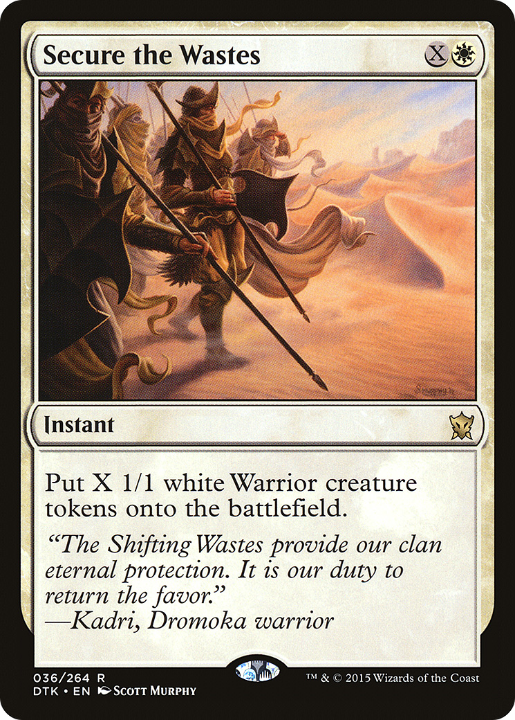 Secure the Wastes [Dragons of Tarkir]-1