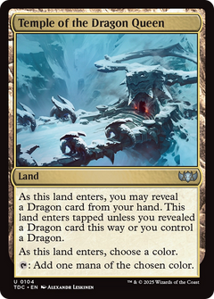 Temple of the Dragon Queen [Tarkir: Dragonstorm Commander]-1
