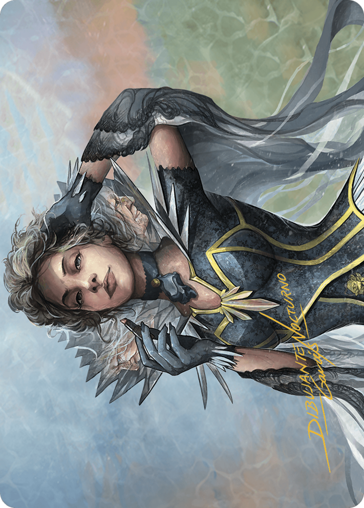 Eriette, the Beguiler // Eriette, the Beguiler (AOTJ-052) - Outlaws of Thunder Junction Art Series (Borderless) Foil-3
