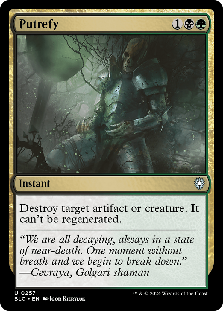 Putrefy [Bloomburrow Commander]-1