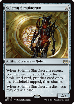 Solemn Simulacrum [Duskmourn: House of Horror Commander]-1